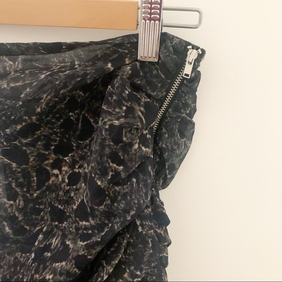 IRO Olive Green Mini Skirt - Picture 3 of 3